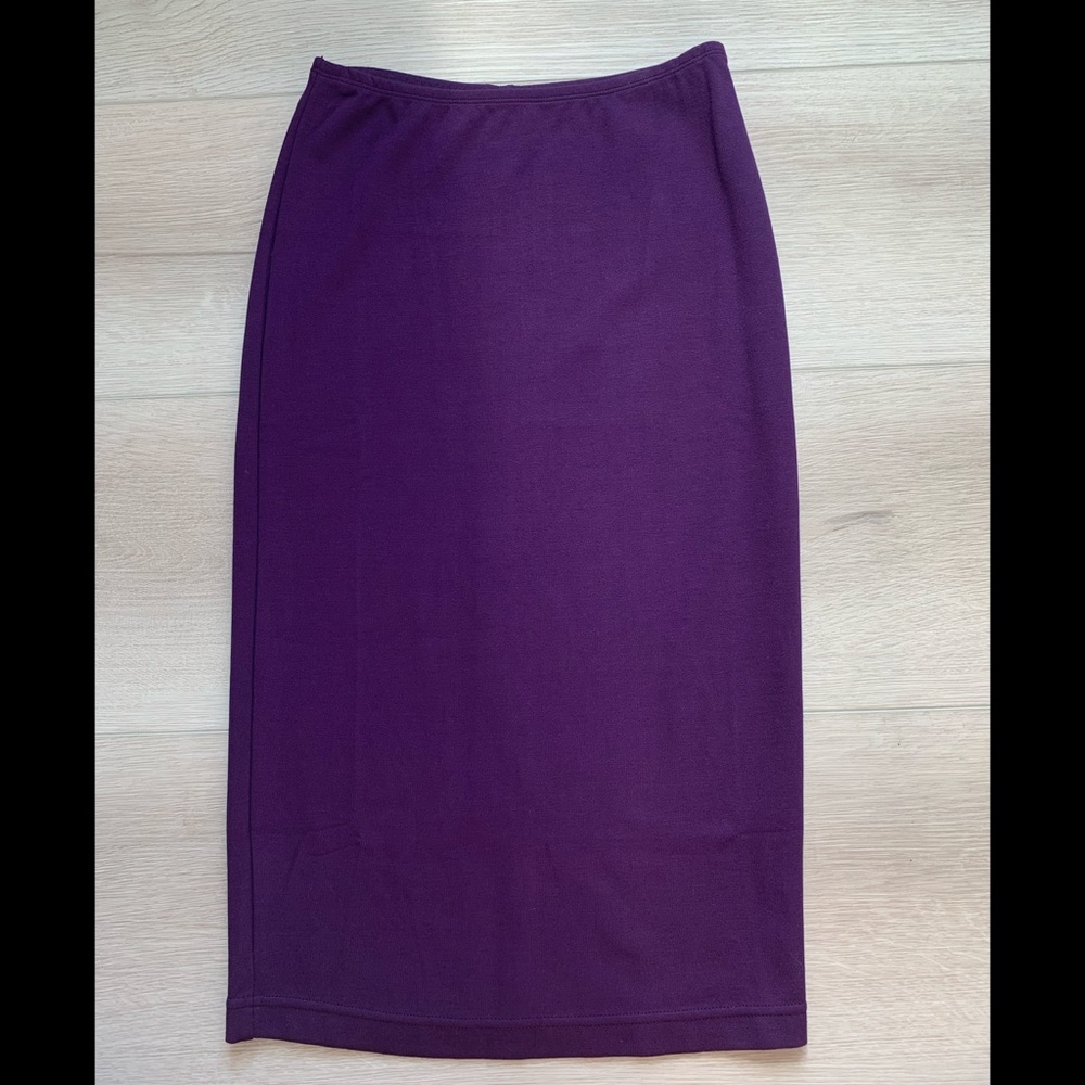 American Apparel Purple Pencil Skirt
